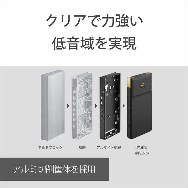 SONY NW-ZX707 64GB ブラック　WALKMAN 2023年モデル　1年保証付　新品　送料無料_画像6
