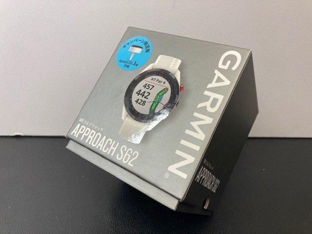 中古品　ガーミン GARMIN 010-02200-23 Approach アプローチ S62 スマートウォッチ