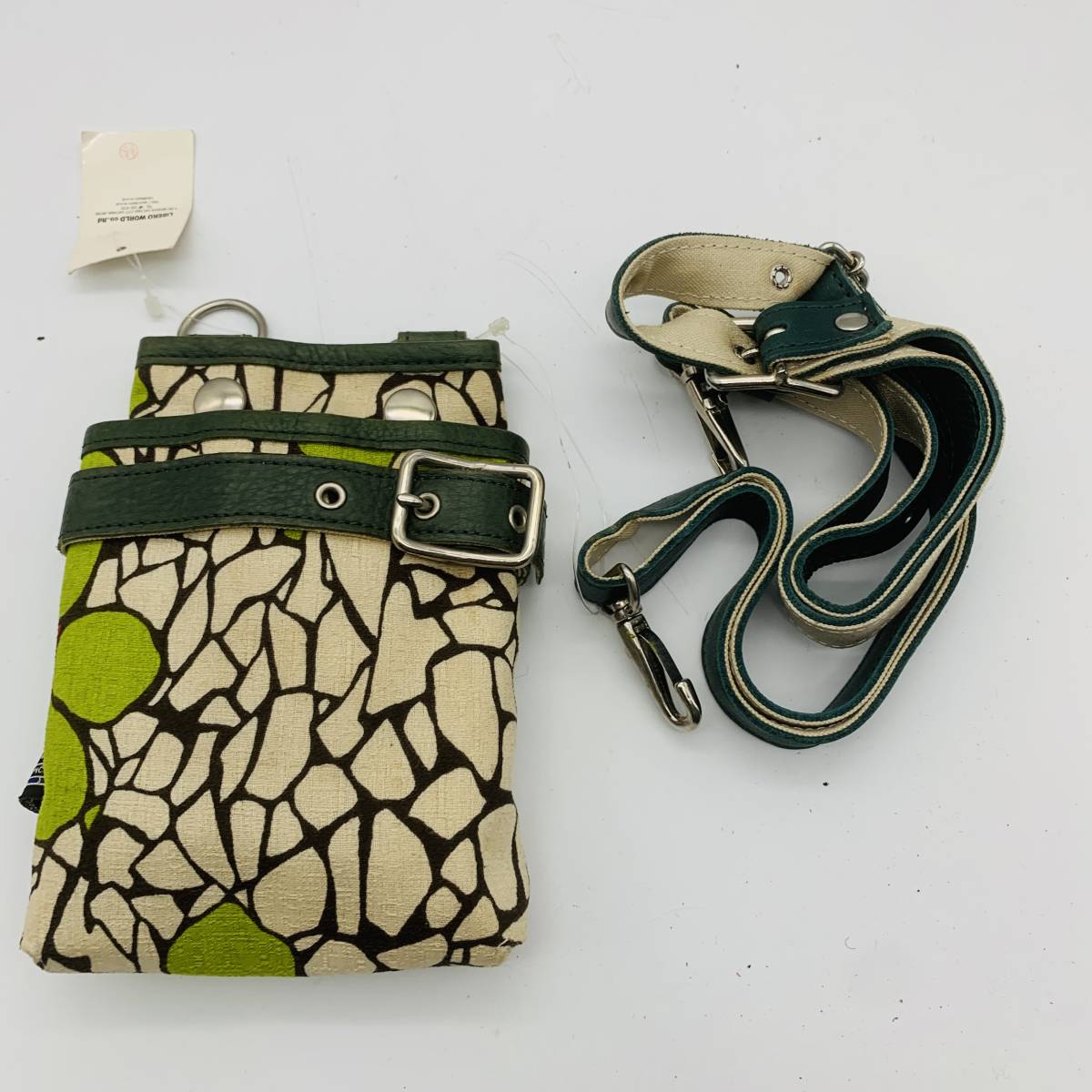 [ unused ] tongs with attachment .AGILITY scissor bag shoulder bag Agility made in Japan beauty .si The - case 
