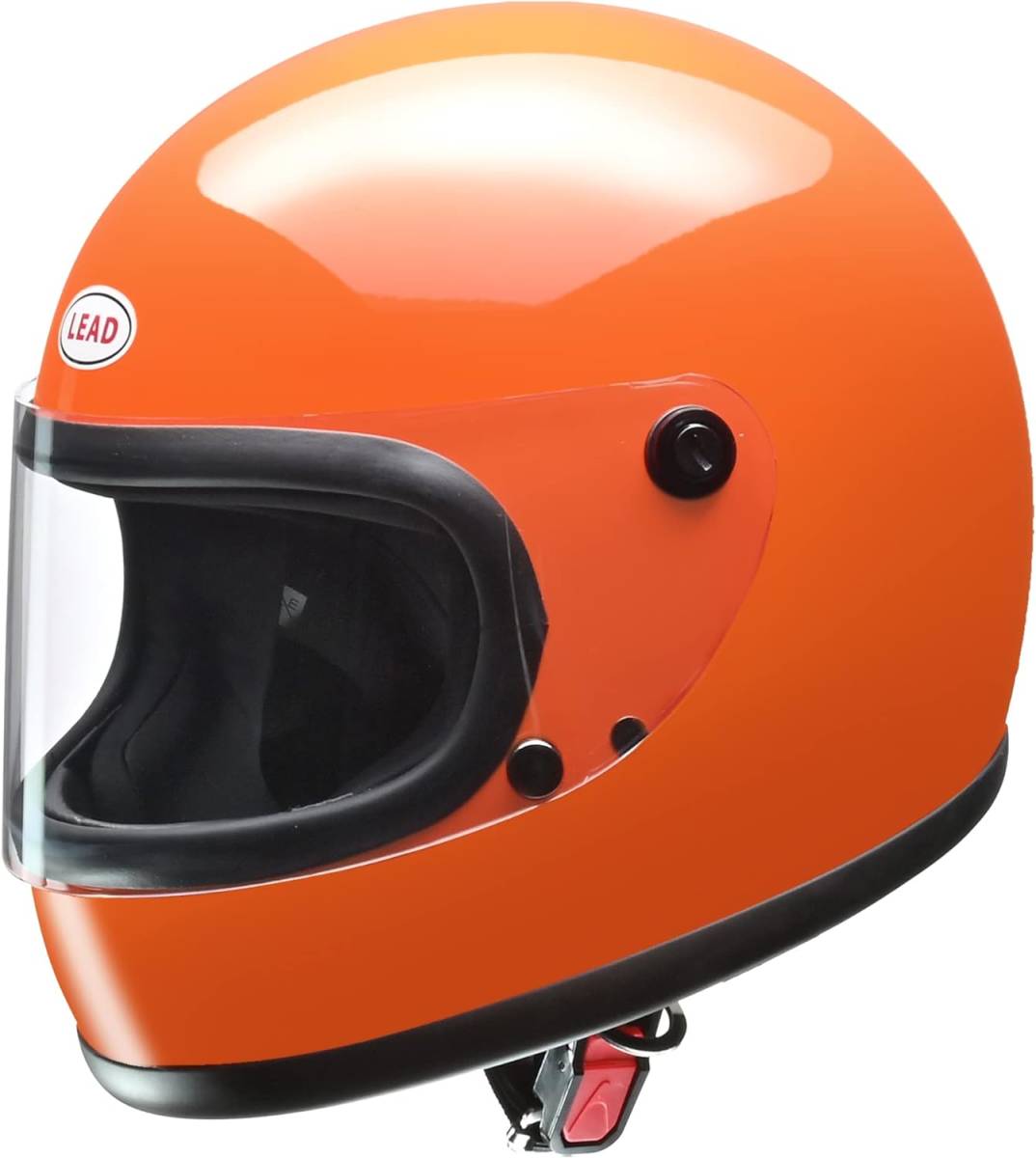 【新品】リード工業 フルフェイスヘルメット RX-200R オレンジ フリーサイズ (57-60cm未満)_画像3