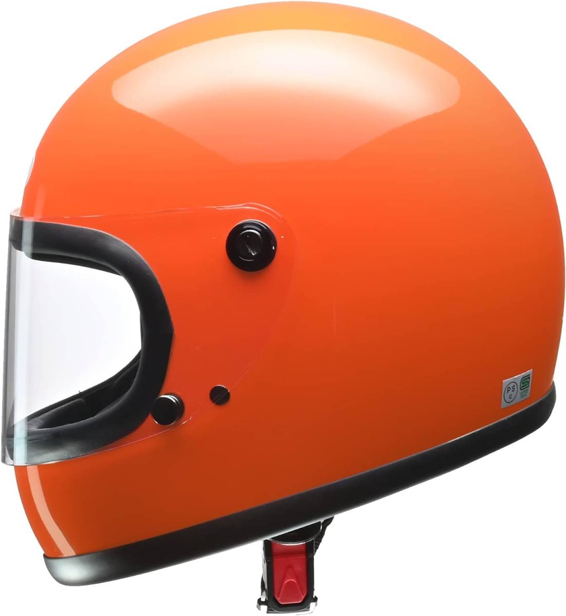 【新品】リード工業 フルフェイスヘルメット RX-200R オレンジ フリーサイズ (57-60cm未満)_画像4