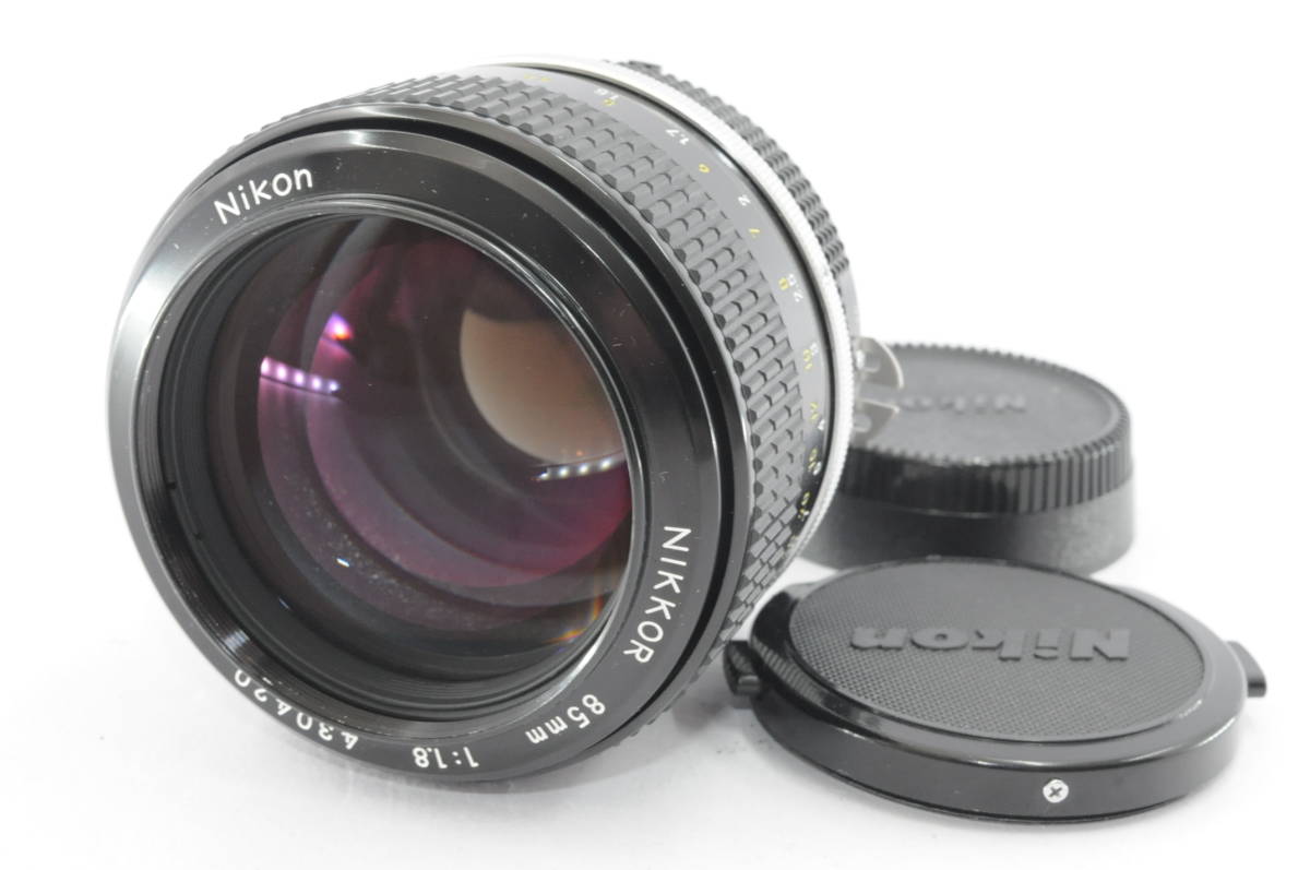 ☆特上品☆ ニコン NIKON NIKKOR 85mm F1.8 AI改 ☆前後 ☆特上品☆ ニコン NIKON NIKKOR 85mm F1.8 AI改 ☆前後