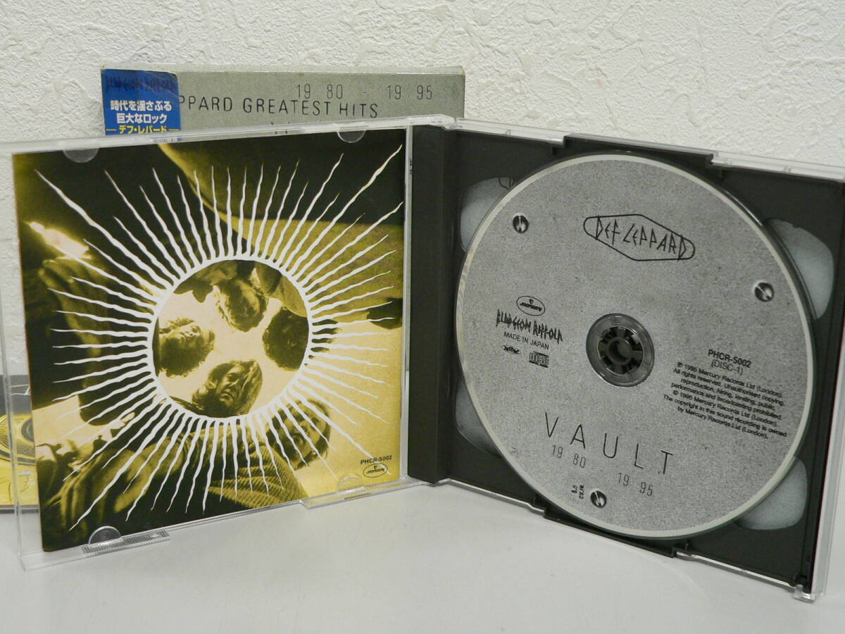 #3646FI CD DEF LEPPARD / GREATEST HITS デフ・レパード / グレイレスト・ヒッツ 帯付 美品 の画像4