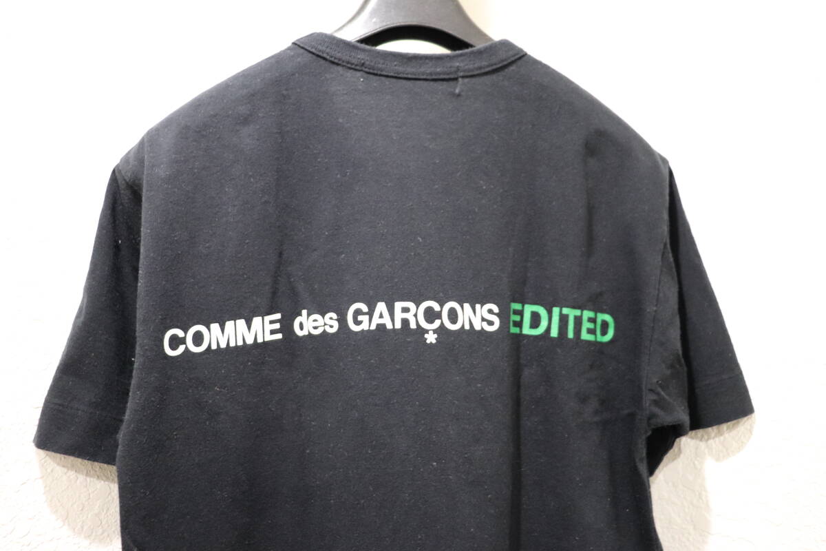 即決 07SS COMME des GARCONS EDITED コムデギャルソン ×BANDAI バンダイ 石ノ森章太郎 人造人間ハカイダー プリントTシャツ メンズS 黒」_画像7