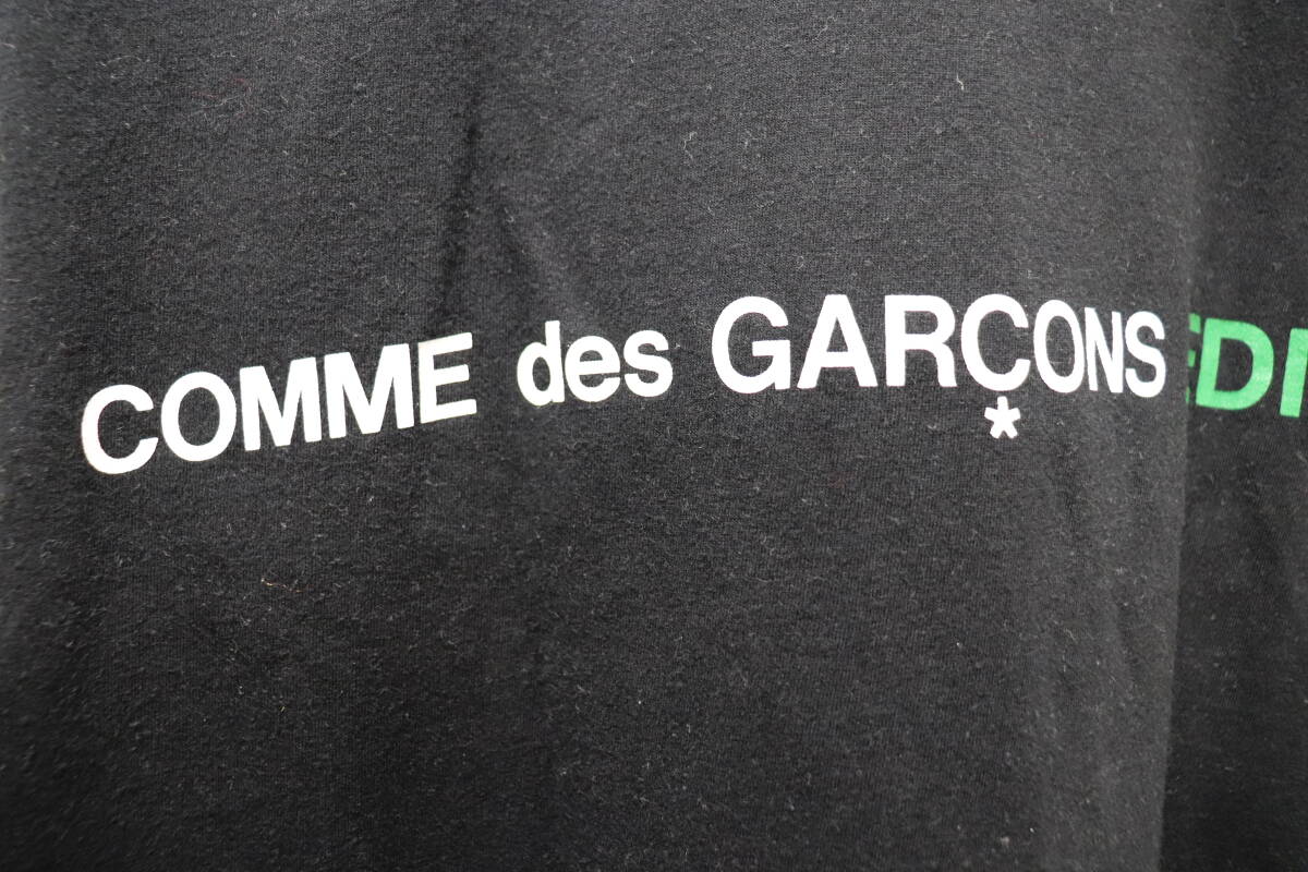 即決 07SS COMME des GARCONS EDITED コムデギャルソン ×BANDAI バンダイ 石ノ森章太郎 人造人間ハカイダー プリントTシャツ メンズS 黒」_画像8