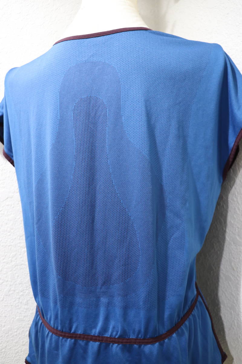 即決 GYAKUSOU ギャクソウ 逆走 UNDER COVER × NIKE ナイキ ランニングウェア DRY FIT ランニングTシャツ レディース S ブルー_画像7