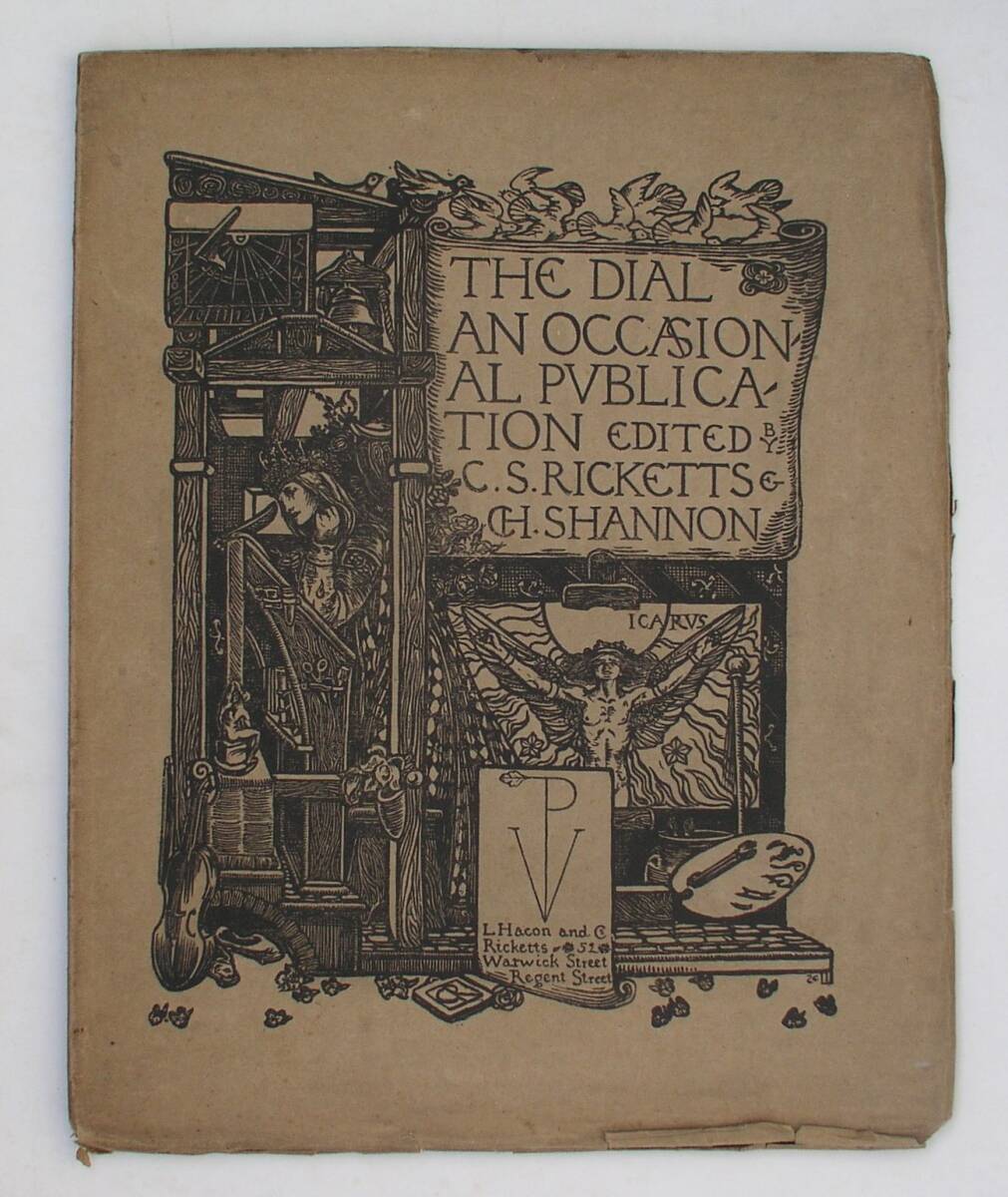 C.S.リケッツ、Ch.シャノン編 「文芸誌 ダイアル 5号」 1897年 C.S.リケッツ、Ch.シャノン編 「文芸誌 ダイアル 5号」 1897年