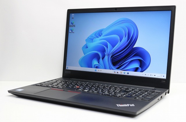 ノートパソコン Windows11 中古 LENOVO ThinkPad E590 大画面 15.6インチ 第8世代 Core i3 SSD256GB メモリ8GB Windows10 カメラ 10キー_画像1