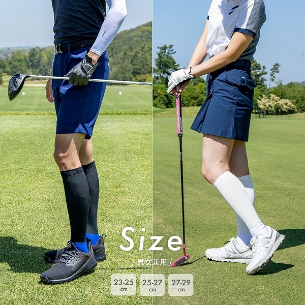 i Ida socks Athlete round Pro V2 Runtage black / black Golf socks is possible to choose 3 size IF37