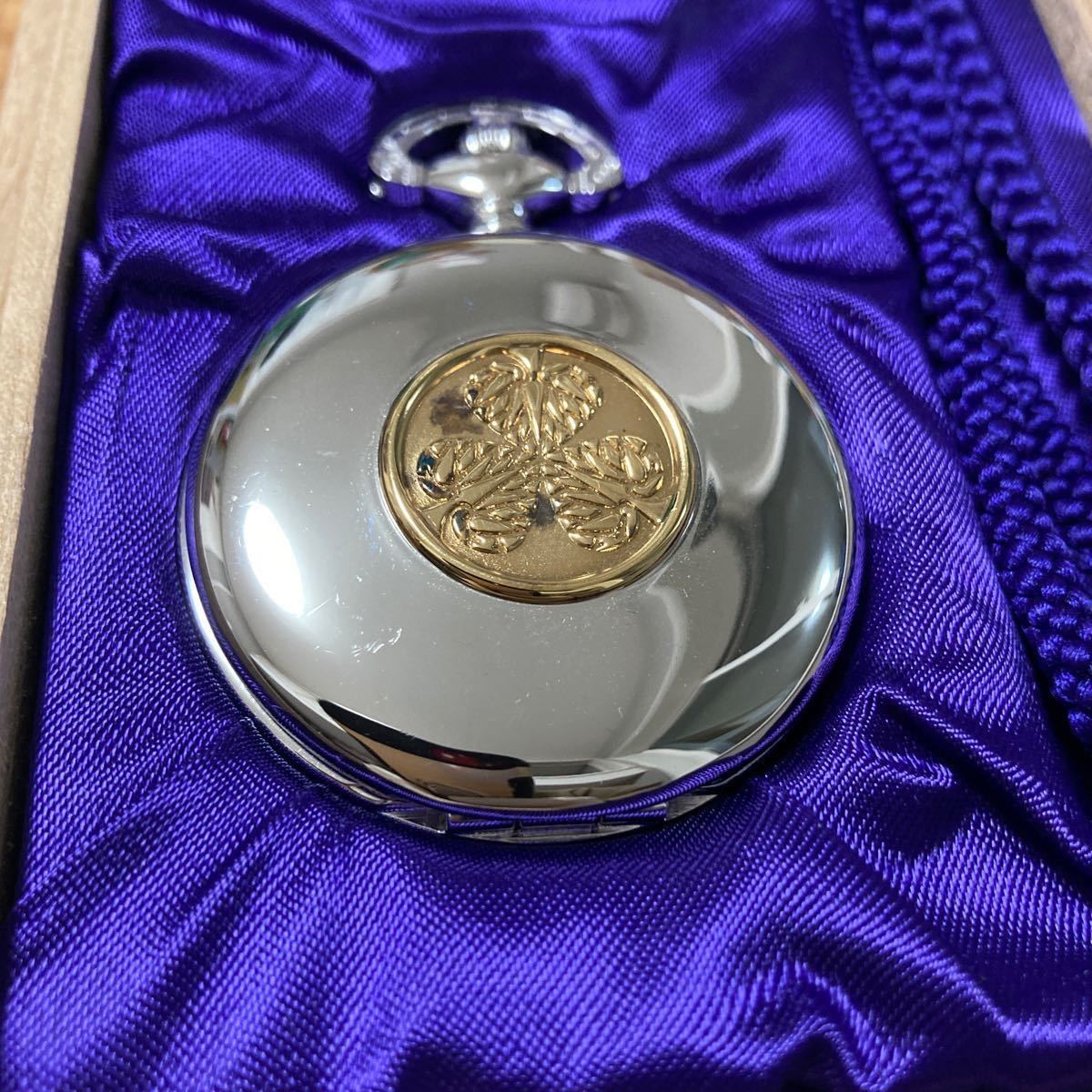  rare limited goods silver made pocket watch Edo . prefecture four 100 year memory Vintage virtue river light . virtue river ...SV925 silver 400th Anniversary of the EDO