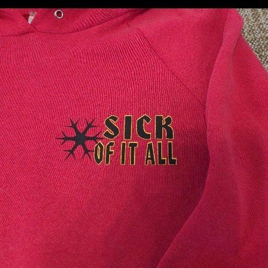Sick Of It All フーディー  90's Made In USA