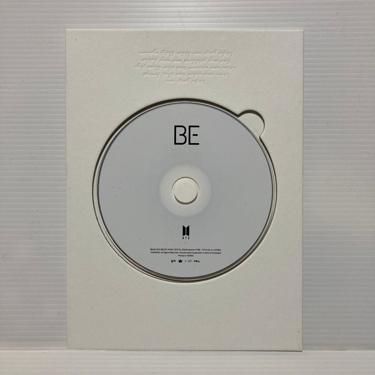 BTS アルバム BE Essential Edition エッセンシャル