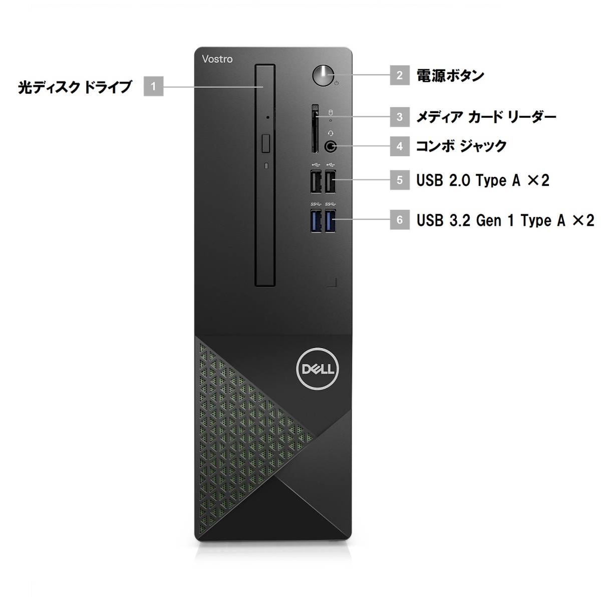 【領収書可】最新モデル 超高速 DELL Vostro 3020 第13世代 Core i5-13400/16GB メモリ/512GB SSD/DVD±RW/WiFi_画像2