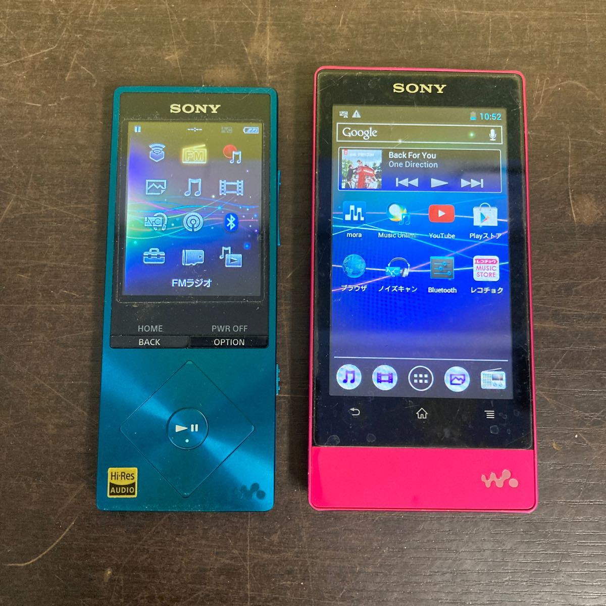 SONYソニー WALKMAN Fシリーズ NW-F805ビビットピンク/ Aシリーズ NW-A25 ビリジアンブルー まとめて2点_画像8