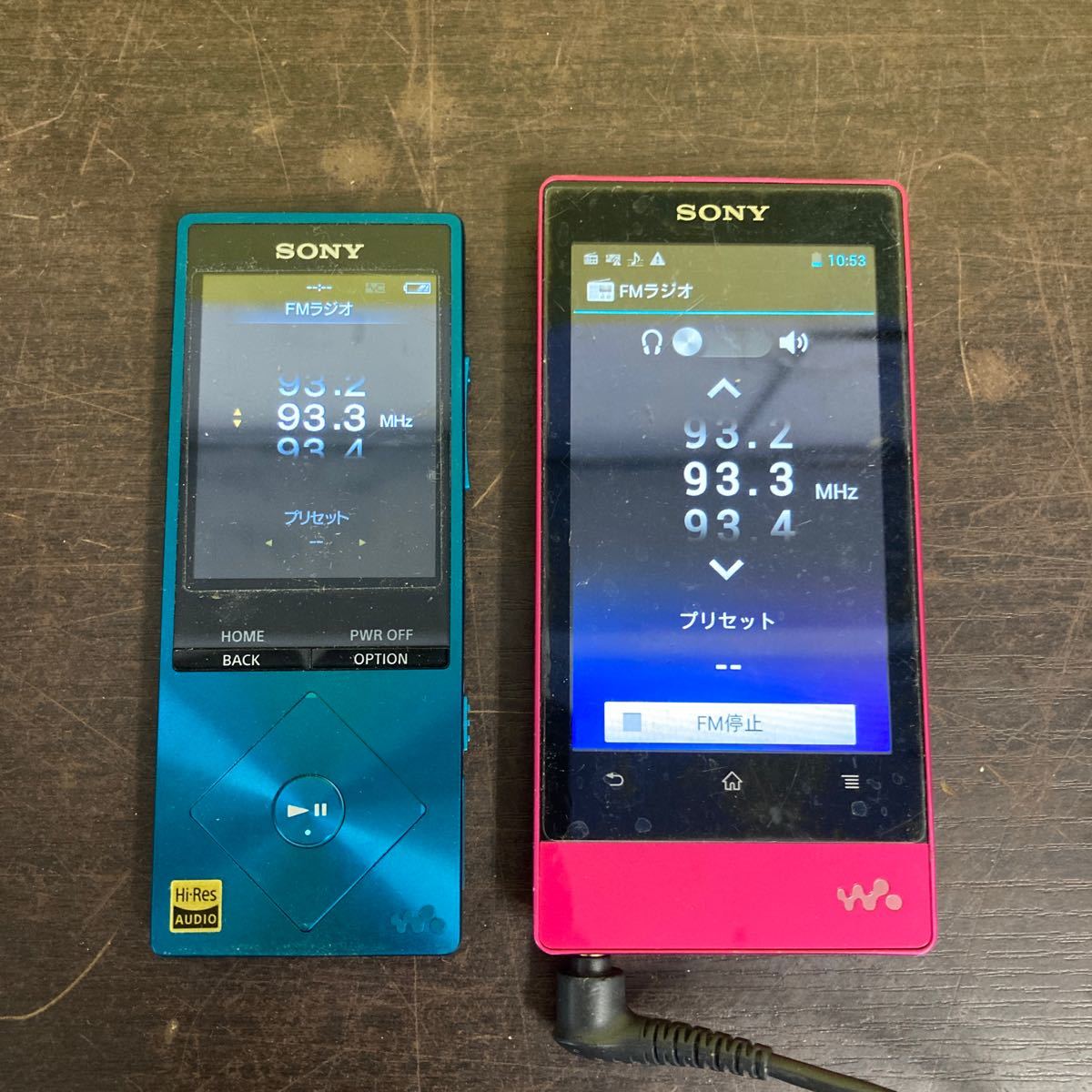 SONYソニー WALKMAN Fシリーズ NW-F805ビビットピンク/ Aシリーズ NW-A25 ビリジアンブルー まとめて2点_画像10