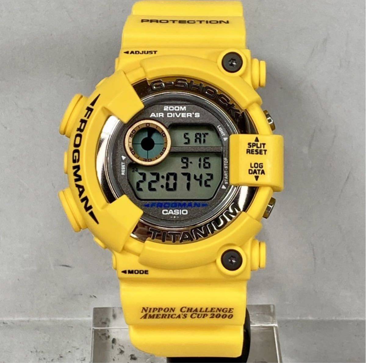 CASIO G-SHOCK DW-8200AC-9T フロッグマン 日本チャレンジ アメリカズカップ2000_画像6