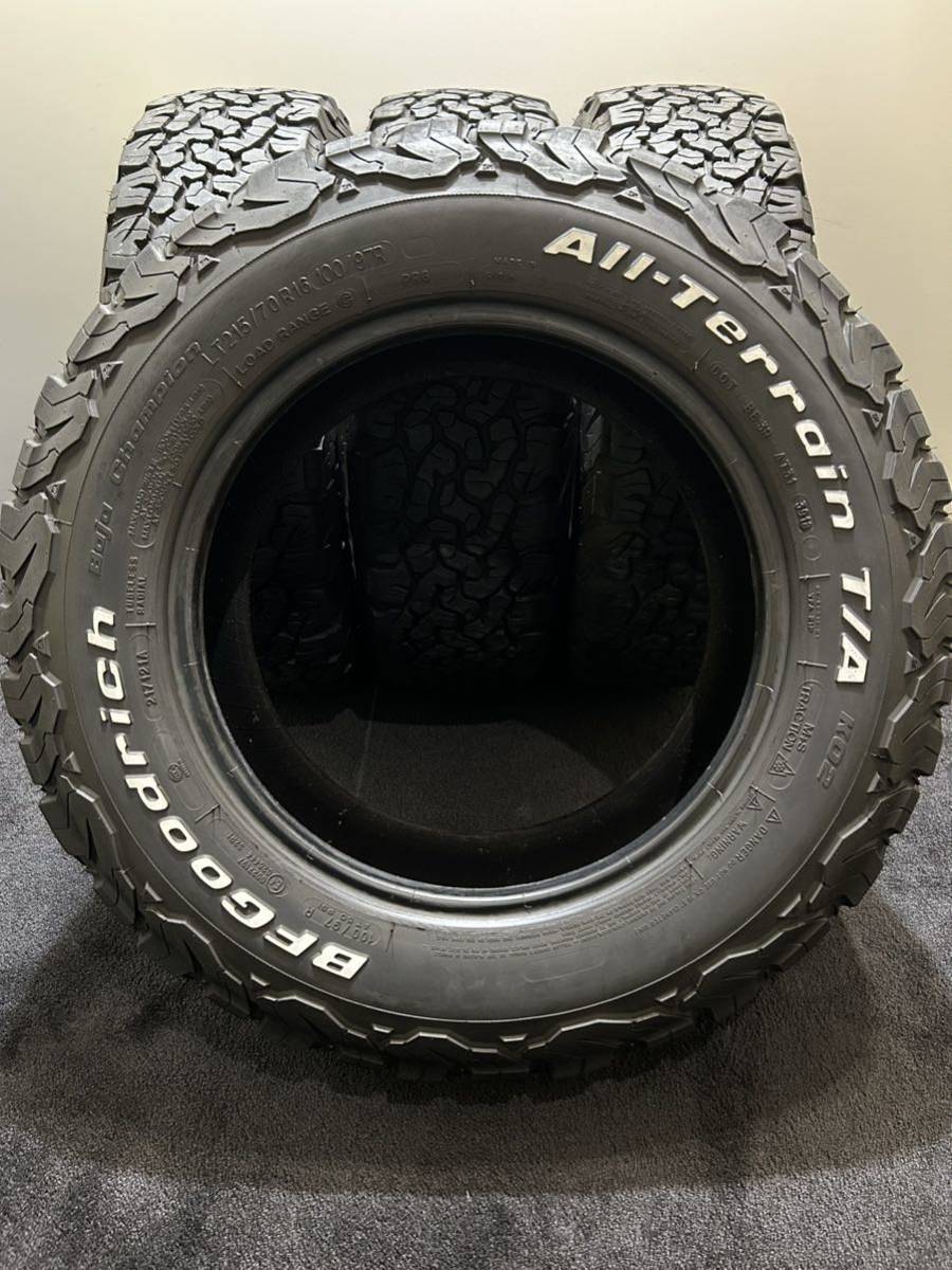 LT215/70R16 BF グッドリッチ/All-Terrain KO2 18年製 4本 オールテレーン ホワイトレター ハイエース デリカ (2-E950)_画像10