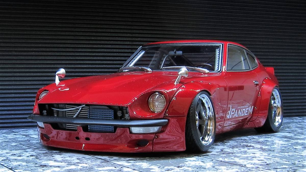 Ig1006 1 18 パンデム S30 Z レッドメタリック カスタム Te37 Gt R Gtr Hs30 ケンメリ ハコスカ Ig1006 1 18 パンデム S30 Z レッドメタリック カスタム Te37 Gt R Gtr Hs30 ケンメリ ハコスカ