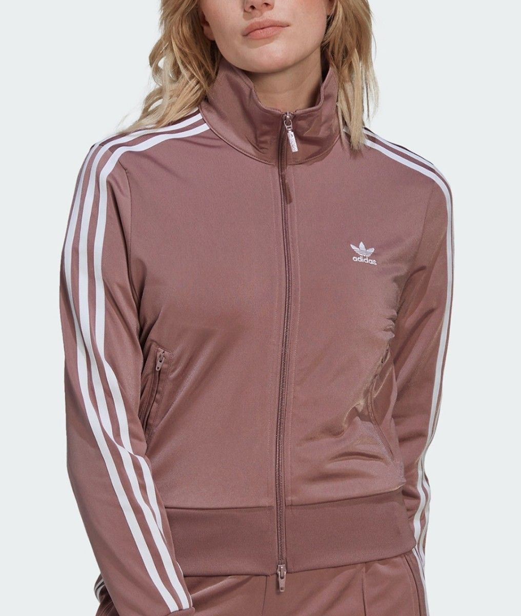 adidas 薄紫 ファイヤーバード 襟高 トラックトップ ジャージ adidas 薄紫 ファイヤーバード 襟高 トラックトップ ジャージ