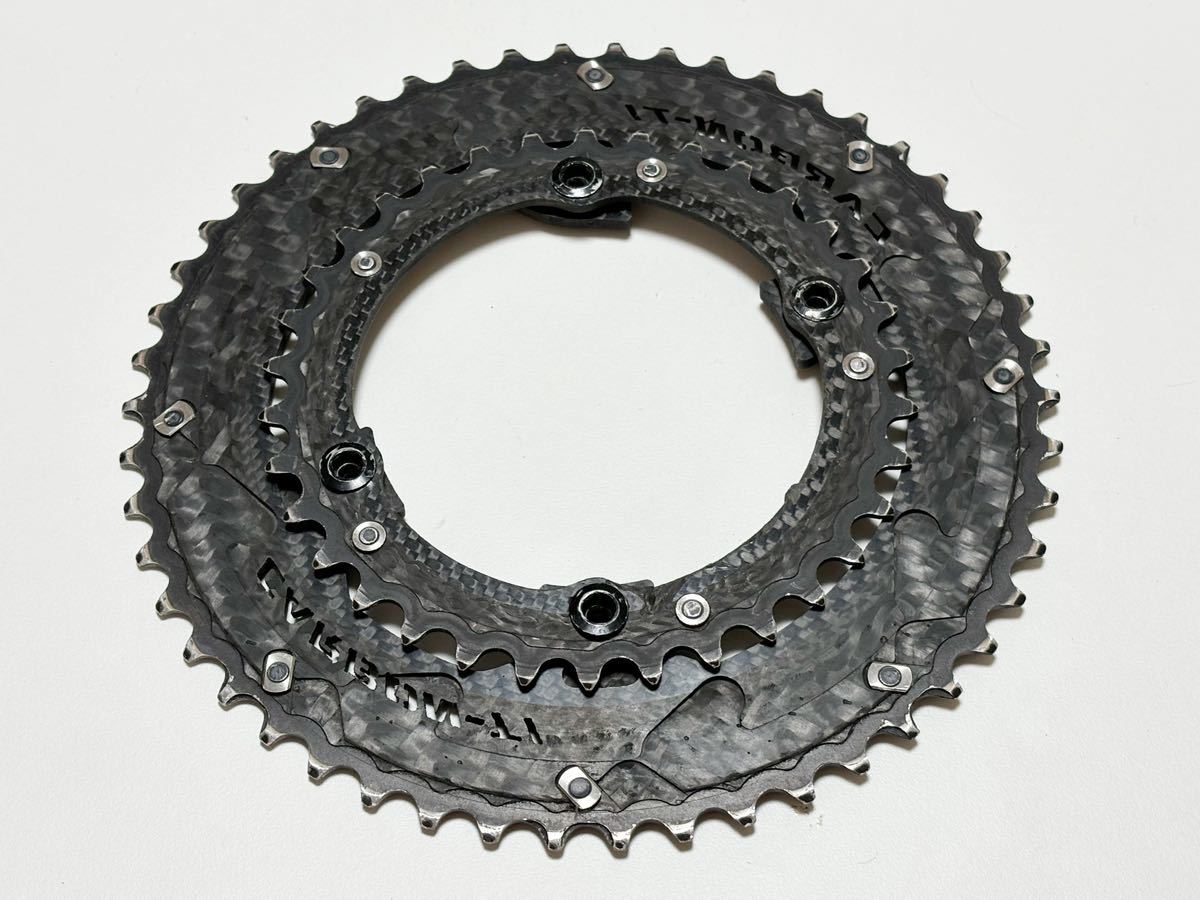CARBON-TI X-CARBORING EVO 50-34T チェーンリング カーボン CARBON-TI X-CARBORING EVO 50-34T チェーンリング カーボン