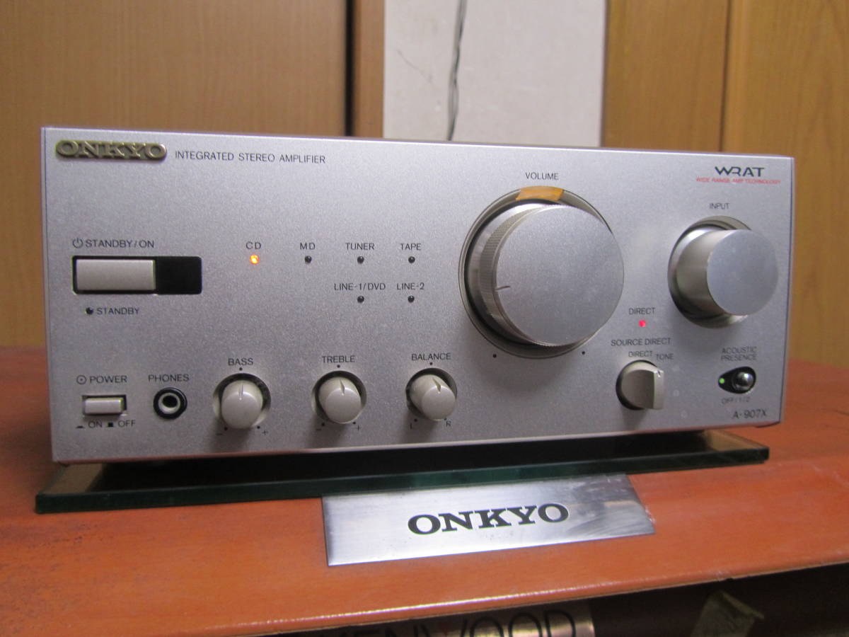 【上級機】ONKYO A-907X　動作・状態良好_画像1