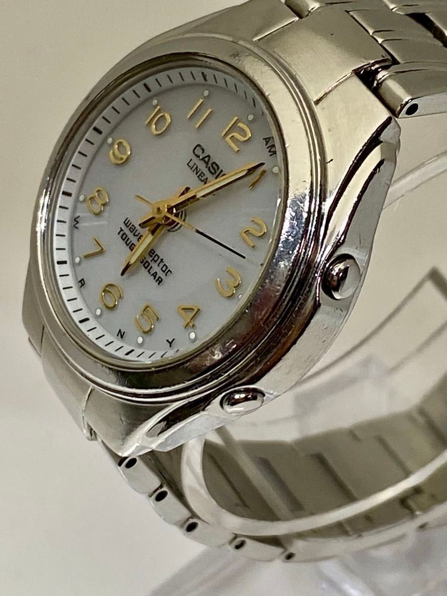 ジャンク品･CASIO･LINEAGE･LIW−011･ソーラー腕時計･