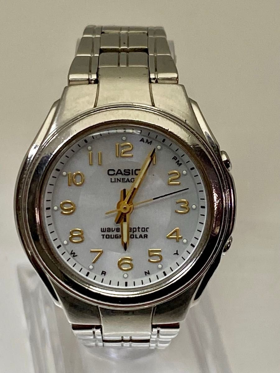 ジャンク品･CASIO･LINEAGE･LIW−011･ソーラー腕時計･