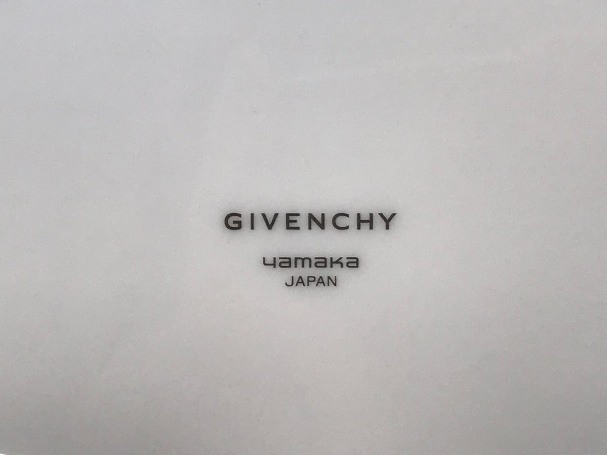 キングラム[23] -0878- ■ GIVENCHY/ジバンシー ■ [GB77-150] ペアオーバルボールセット (2枚入り) バラ/グリーン系 ※中古品 @I292_画像7