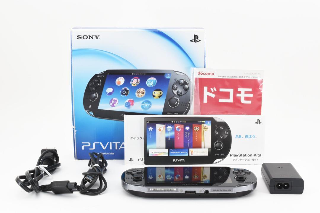 最上質 箱付極美品PlayStation VITA PCH-1100 ブラック Vita