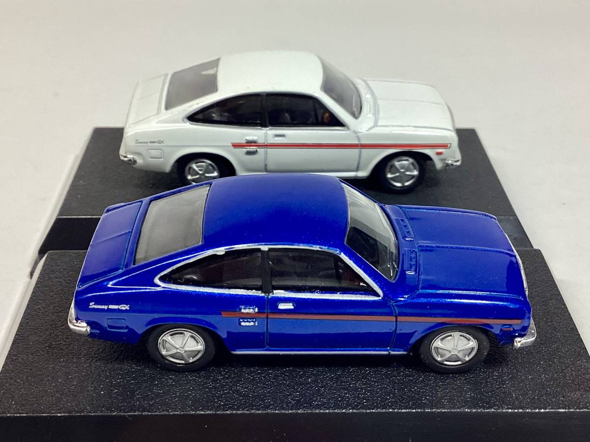 コナミ　1／64 絶版名車コレクション　日産サニー　1200GX-5 B110 1972年式　2バリエーション_画像6