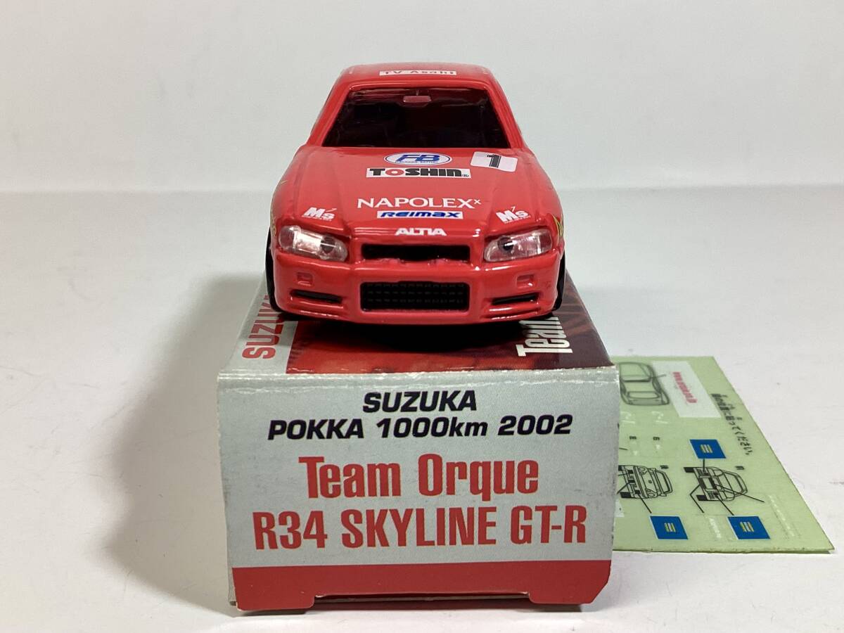 アド特注トミカ　鈴鹿ポッカ1000Km 2002年　 R34 スカイライン GT-R　チームオルカ_画像4