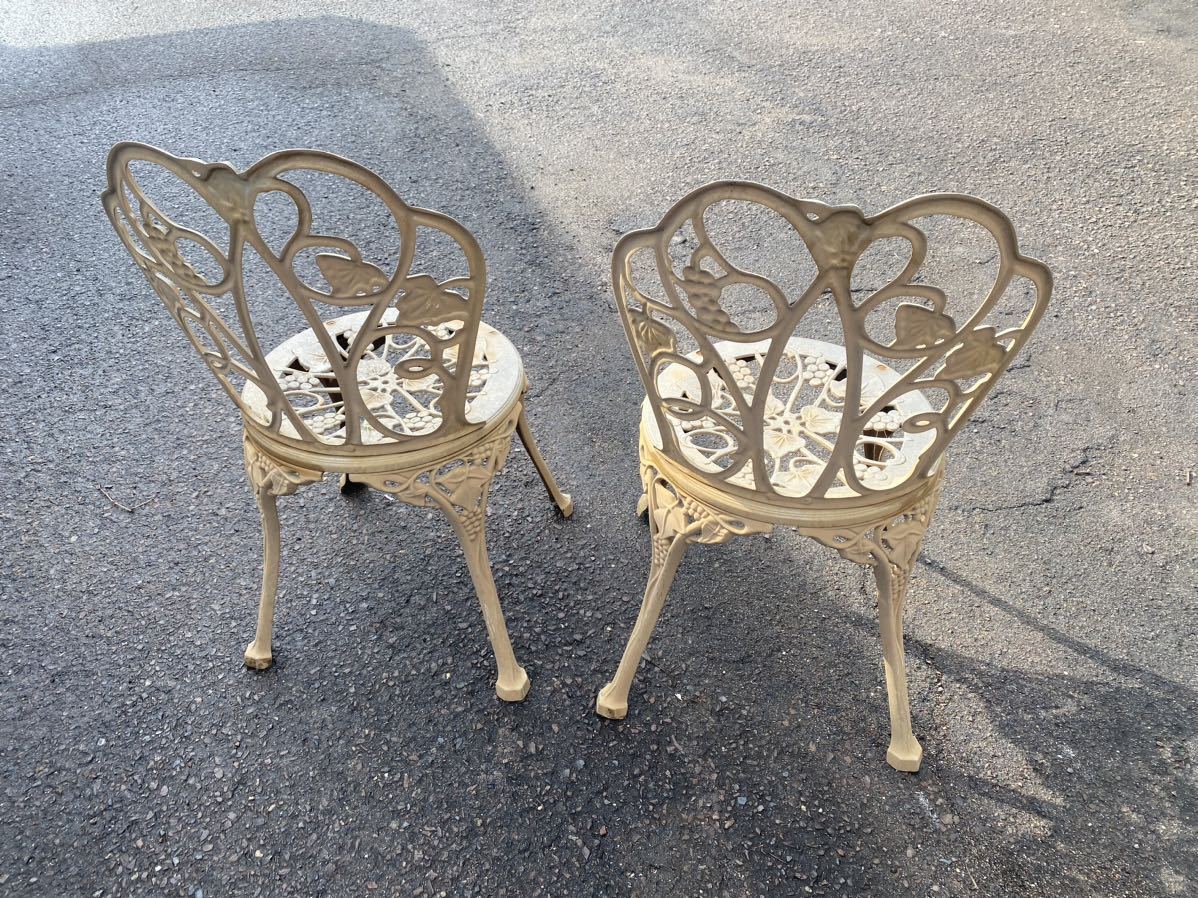  aluminium castings garden chair chair garden chair 2 piece set 