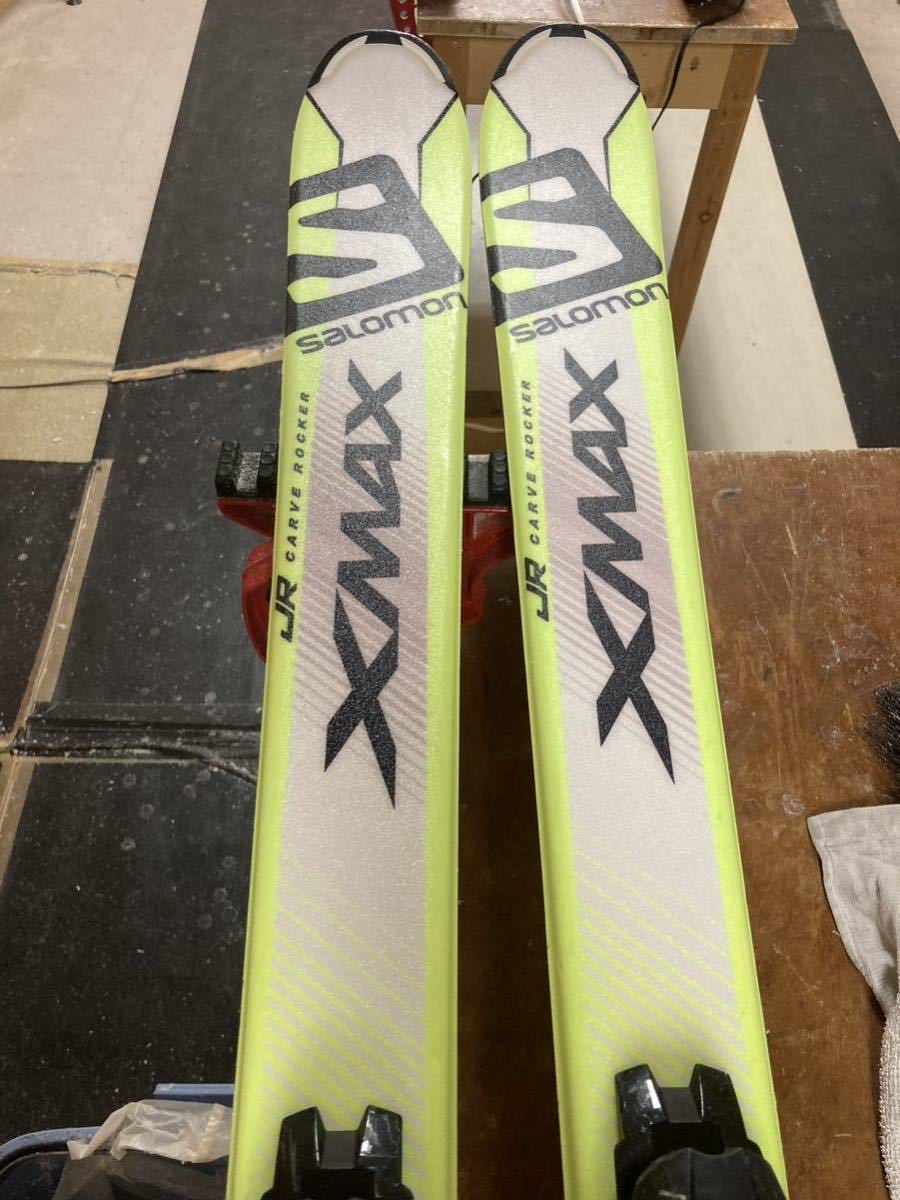 SALOMONスキー板XMAXJR150cm サロモンビンディングEZYTRAK7 他にレディース用、子供用スキー、ブーツも出品中_画像2