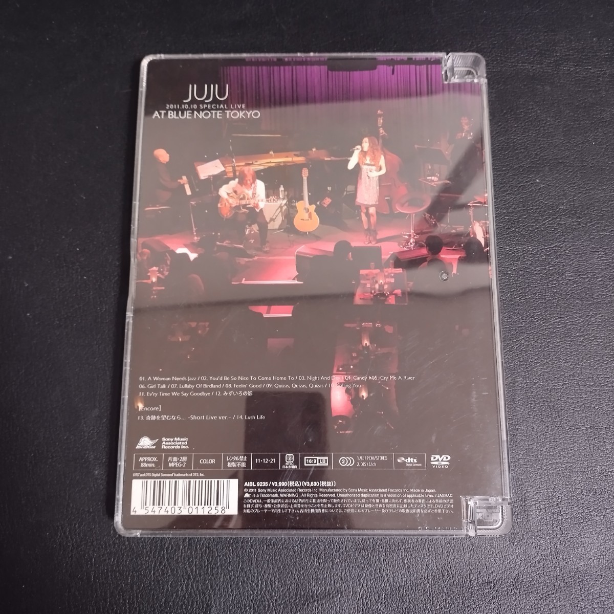 【JUJU】2011.10.10 SPECIAL LIVE AT BLUE NOTE TOKYO 邦楽DVD 棚Eの画像2