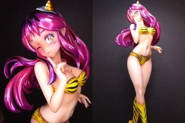 酔っぱらいラムちゃん LUM カスタムリペイント瞳修正 うる星やつらGLITTER&GLAMOURS BレアカラーURUSEIYATSURAフィギュア リアル仕上アニメ_画像3