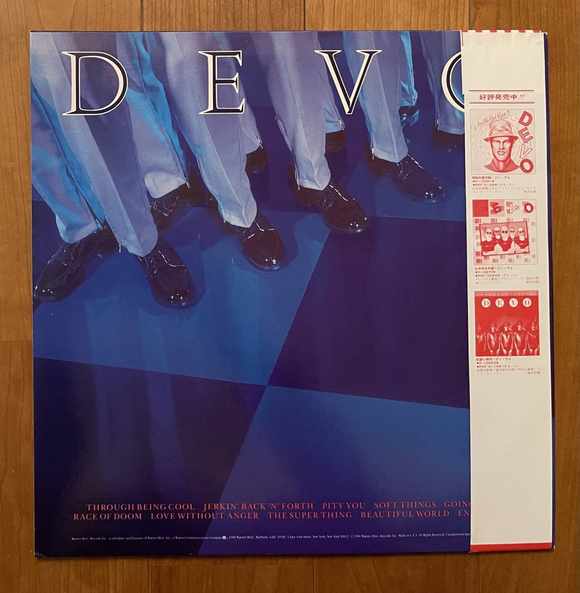 LP 帯付 初回EP＋ポスター ディーヴォ / ニュー・トラディショナリスツ DEVO P-11063W_画像2