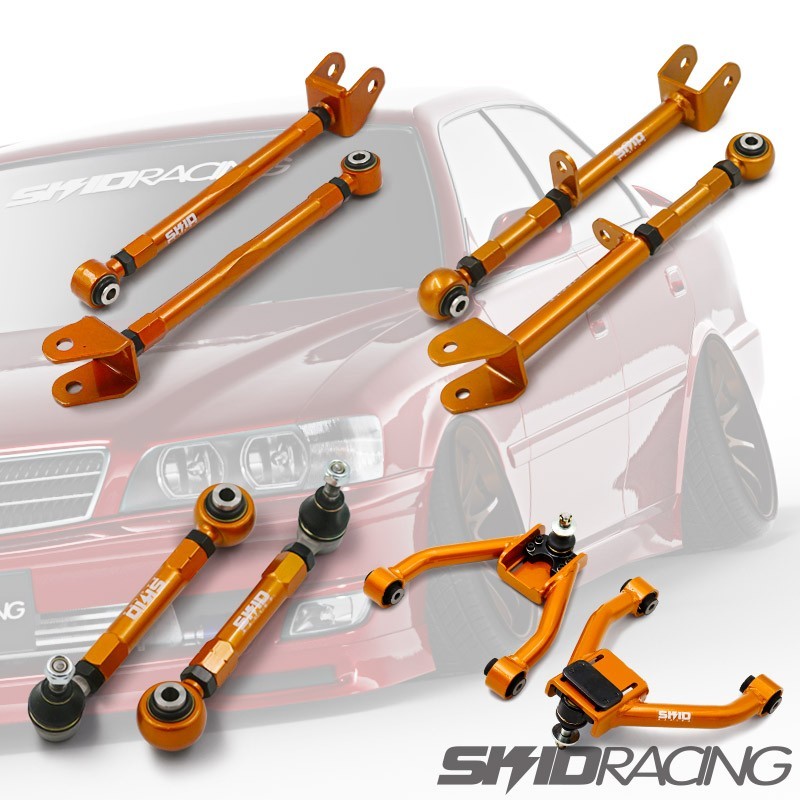 JZX100 スキッドレーシング アッパーアーム Yahoo!オークション - 車検OK JZX100 前後 4点セット アッパー