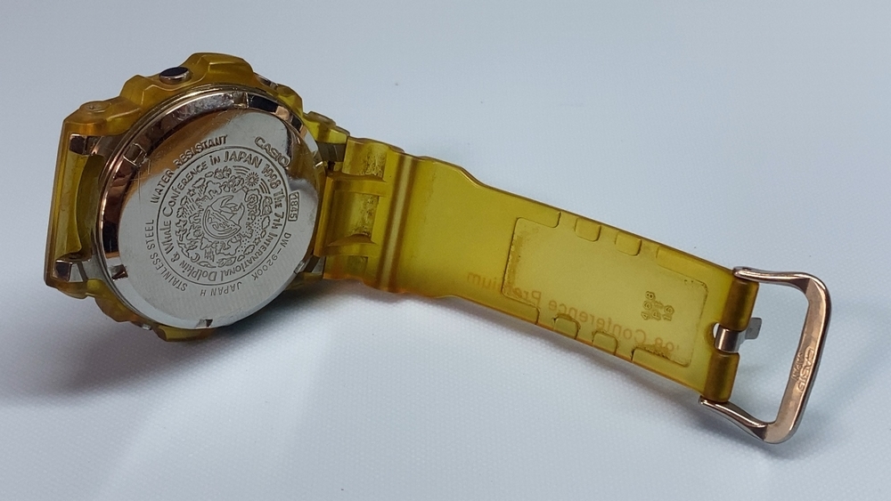 送料無料　カシオ　G-SHOCK　DW-9200K　第7回国際イルカ・クジラ会議記念モデル　腕時計　イルクジ　イエローカラー　CASIO_画像3