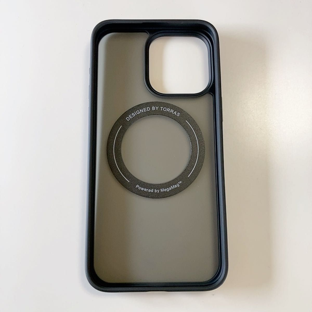 iPhone15 ProMax ケース カバー マグネット ワイヤレス充電 黒 ブラック