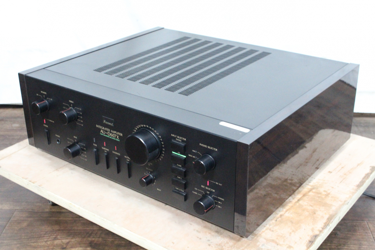 【ト長】Sansui サンスイ 山水 AU-D607X インテグレーテッド プリメインアンプ オーディオ機器 音響機器 IR486IOE97_画像1