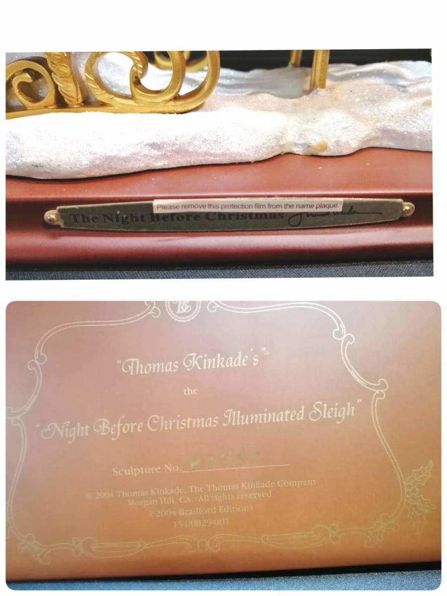 ** records out of production Thomas gold ke-do Christmas illumination sleigh empty .. sun ta reindeer **