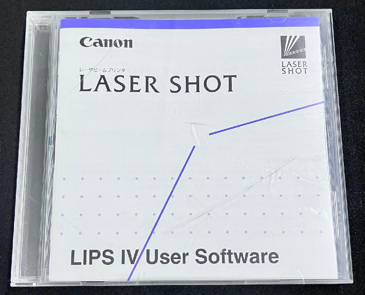2YXS1509★現状品★Canon LASER SHOT LIPS IV ユーザーソフトウェア_画像1