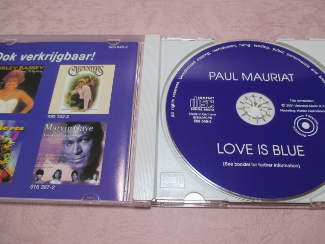 CD ポール・モーリア PAUL MAURIAT / LOVE IS BLUE の画像2