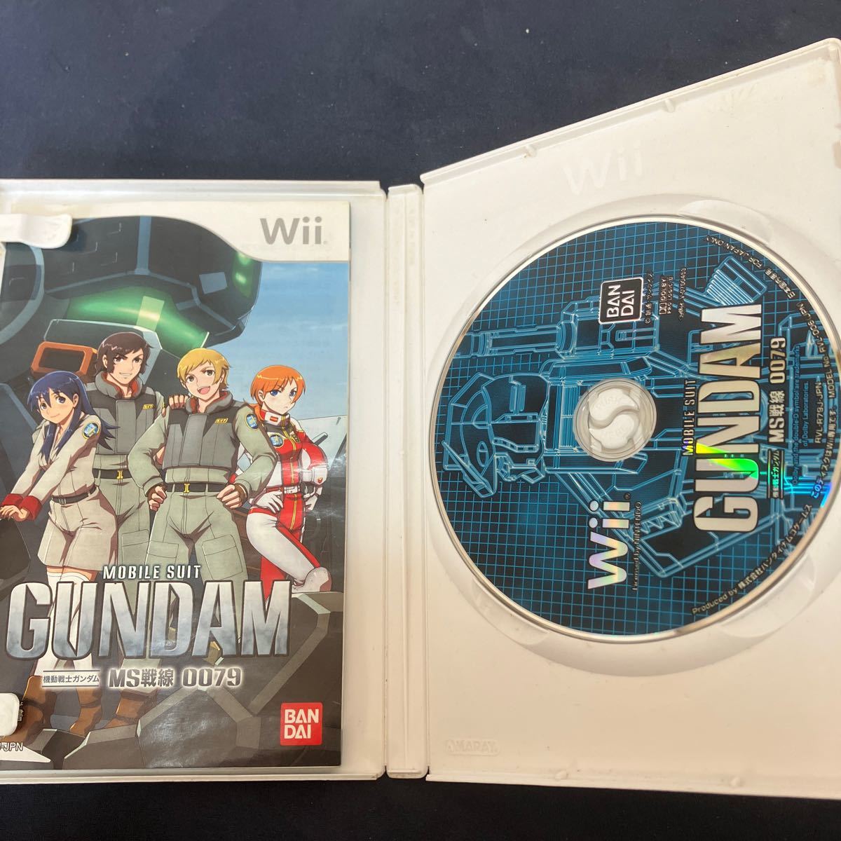 機動戦士ガンダム MS戦線0079 Wiiソフト 円盤美品　c12_画像2