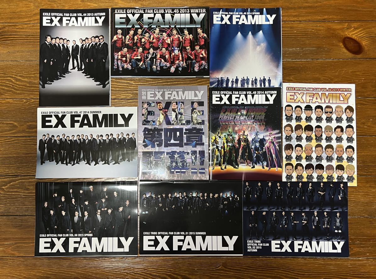 EXILE OFFICIAL FAN CLUB LDH бюллетень фэн-клуба журнал 32 шт. EX FAMILY три поколения JSB GENERATIONS RAMPAGE 15 годовщина 10 годовщина новогодняя открытка стикер 