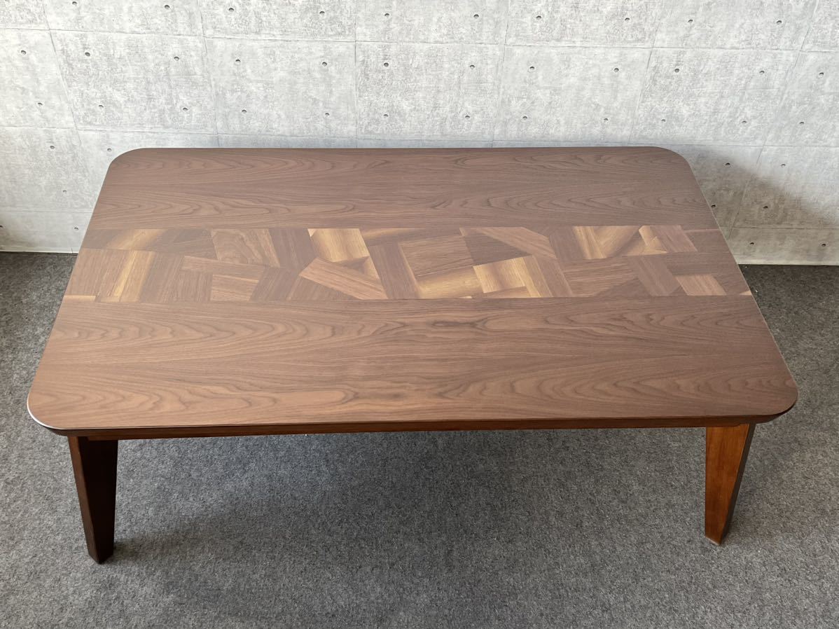 11893円 オシャレコタツ 120×75 ウォールナット突き板 国産 11893円 オシャレコタツ 120×75 ウォールナット突き板 国産
