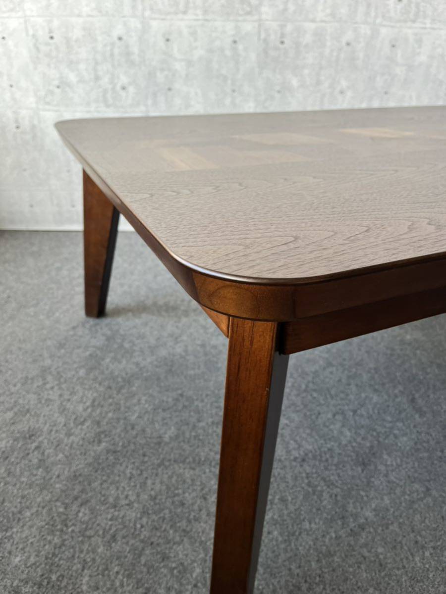 11893円 オシャレコタツ 120×75 ウォールナット突き板 国産 11893円 オシャレコタツ 120×75 ウォールナット突き板 国産