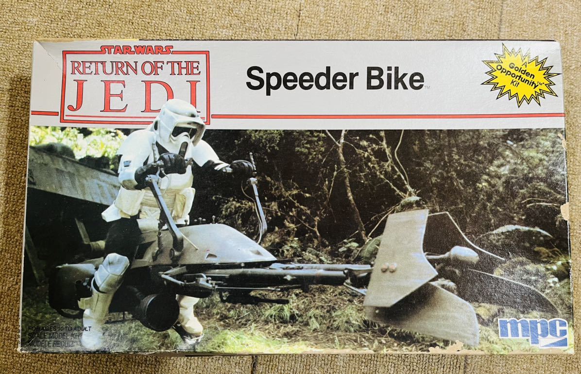 [ inside sack unopened ]mpc plastic model Spee da- bike Star Wars 