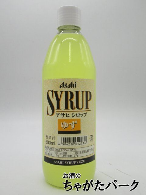  Asahi yuzu (..) syrup 600ml
