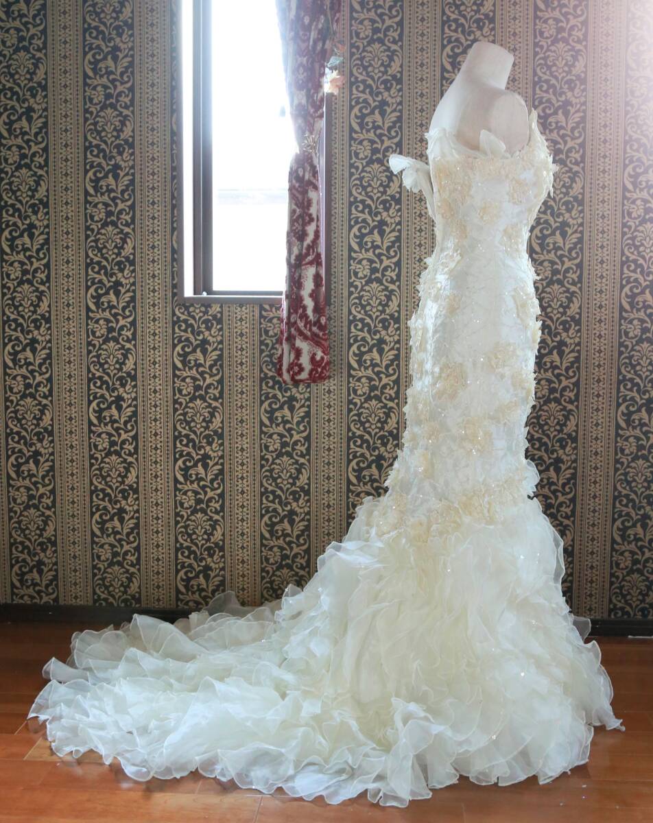  bust smaller size. hard mermaid line high class wedding dress 3 number 5 number 7 number,XXS~S size. small size kinali
